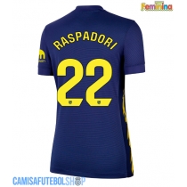 Camisa de time de futebol Atletico Madrid Giacomo Raspadori #22 Replicas 2º Equipamento Feminina 2025-26 Manga Curta